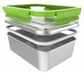 Bild ECOtanka_lunchBOX-Deckel-Dose_Edelstahl-mit-Verschlussrahmen_System86